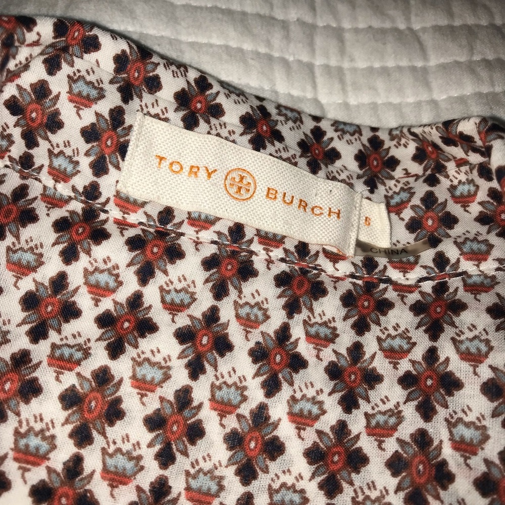 Tory Burch Unique Printed Tunic Button Up - image 4